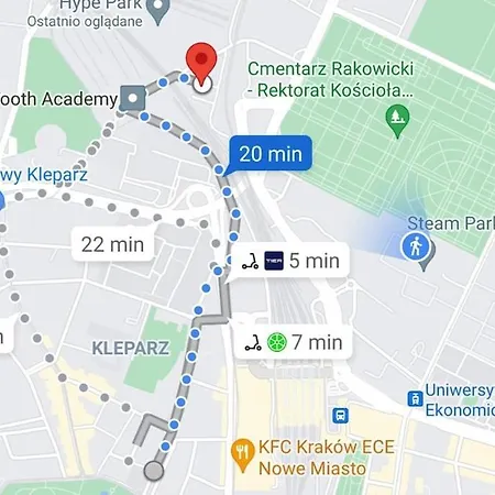 Centrum Krakowa, Z Ogrodem I Parkingiem *
